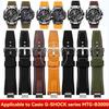 Modified Quick Release Leather Belt Nylon Strap For Casio G-SHOCK 5672 MTG-B3000 Italian leather Watchband Bracelet Accessories