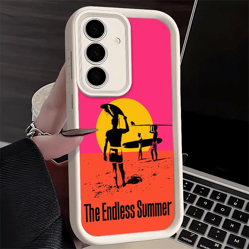 Surfboard Surfing Surf Summer Soft Phone Case for Samsung Galaxy A17 A16 A26 A36 A56 A15 A25 A35 A55 A14 A24 A34 A54 A13 A23 A33
