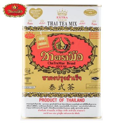 ChaTramue Premium Thai Tea Gold Label Big Can (vrchné čajové lístky) 450 g - thajské