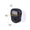 F26C Portable Wrist Digital Electronic Counter with LED Light and Sound Manual Reset Decompression Relaxation Finger Tool