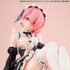 MegaHouse Melty Princess Starting Life in Another Ram Figure PVC Resin Complete Figure "ReZero - World" Palm-Sized (Approx. 90mm) - Pre-painted