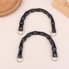 2Pcs 10.5/12Cm Plastic Bag Handle Handbags Replace Faux Bamboo Handles Woven-Bag Purse Frame Kiss Clasp Diy Bags Accessories