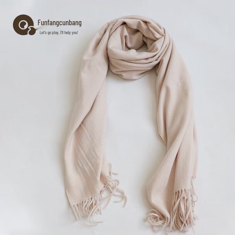 

Quyoubang Однотонный Толстый Длинный Шарф из Имитации Кашемира