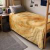 Pătură Flanelă cu Clătite Distractive, Pătură de Odihnă Creativă cu Model Realist de Clătite, Pătură Moale Confortabilă pentru Canapea, Fotoliu, Birou, Cameră de Cămine
