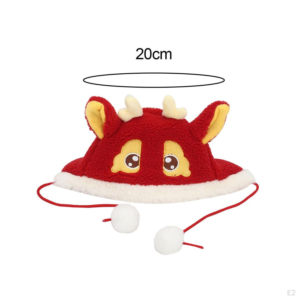 Jahr Haustier Hut Hund Kopfbedeckung Kostüm Zubehör Festliche warme Kappe für Urlaub