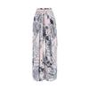 European & American Printed High-Waisted Slimming Wide-Leg Beach Swim Pants for Women