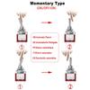 Heschen MTS-223 ON-OFF-ON DPDT Mini Momentary Toggle Switch 6 Pin, 2A 250V, 6A 125V, Pack of 5