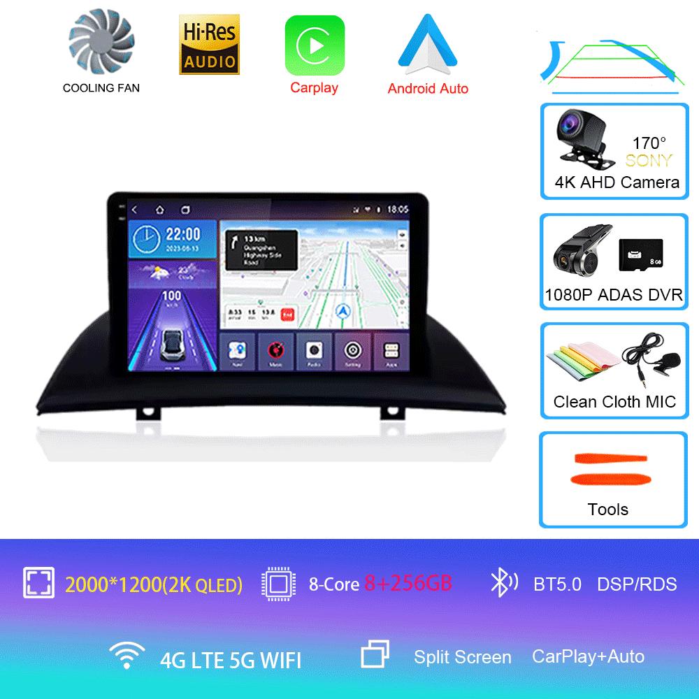 For BMW X3 E83 2004 2005 2007-2012 9 inch Android 14 2din Radio DVD Car Multimedia video Player Navigation GPS 2 din dvd