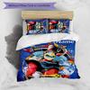 3pcs UFO Robot Grendizer2 Cover Set - Personalized Name, HD Printed Bedding with 1 Cover and 2 Pillowcases - Perfect for Home Decor, Easy Care