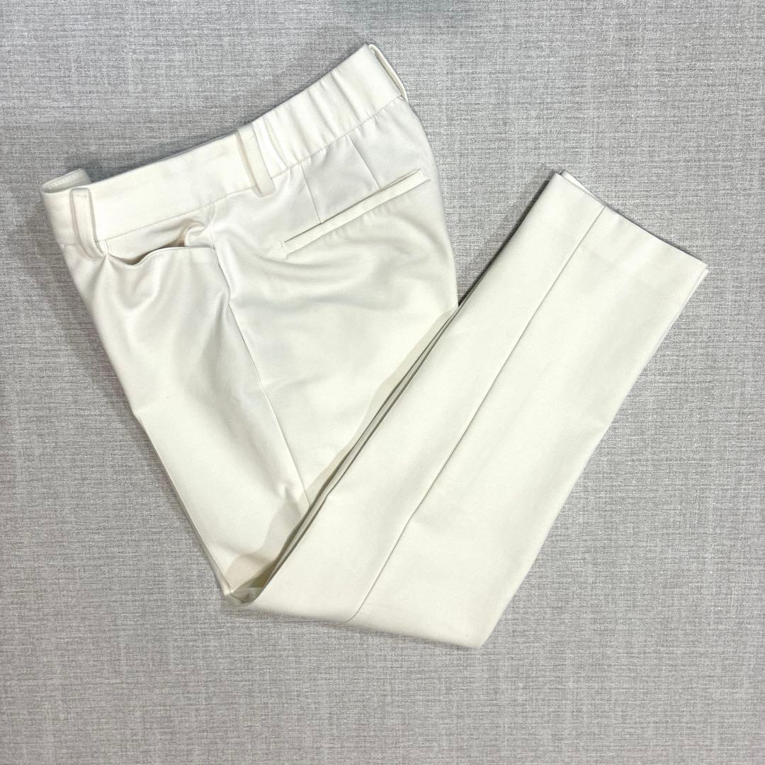 PLST Cotton Blend Stick Pants Ivory XXS Good Condition