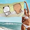 Asciugamano da Spiaggia Carino a Cartone Animato Bubu e Dudu per Bambini Personalizzato Regalo per Bagno Piscina Vacanze Regalo per Festa Picnic