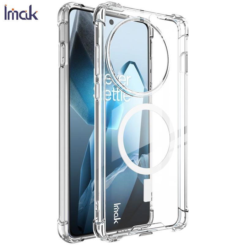 

Для OnePlus 13 5G чехол для телефона IMAK ударопрочный мягкий космический магнитный чехол OnePlus 13 5G белый