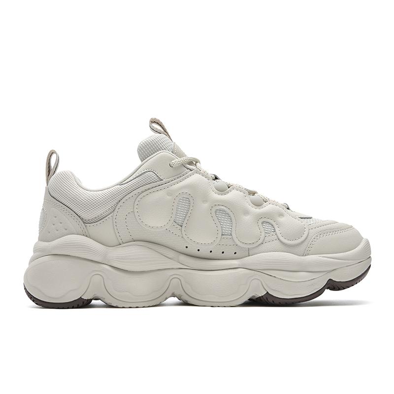 Fila Pease Fashionable Personality Retro Modern Sports Casual Comfortable Low-Top Lifestyle Shoes Men sneakers White Gray F12M541114FWF