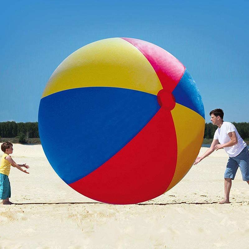 Children's Giant Inflatable Football for Outdoor Play - Interactive Toy for Beach, Kindergarten, and Grass Activities
