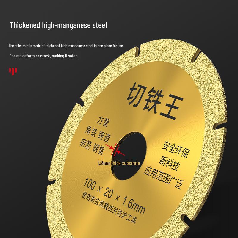 Angle Grinder Cutting Disc - Iron Cutter King for Stainless Steel & Metal | Diamond Grinding Wheel