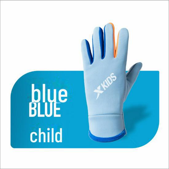 

Рукавички для верхової їзди Xtep Unisex Winter Plus з товстого оксамитового матеріалу - сенсорні, вітрозахисні, морозостійкі, нековзні для спорту на свіжому повітрі та катання на лижах 21*8cm (M) синій