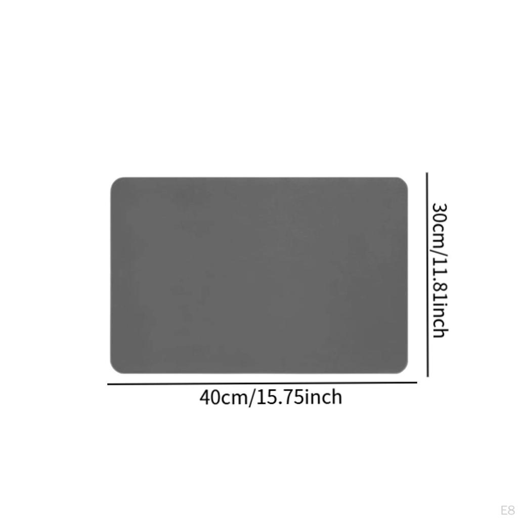 4-teilige Abtropfmatten für Geschirr, Matten aus widerstandsfähigem Aufbewahrungsmaterial ohne Schiebetablett für