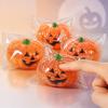 Relaxation Squeeze Ball 1/2/3Pcs Halloween Pumpkin Stress Relief Toy Creepy Head Glitter for Kids Adults Party Favors Fidget Toy