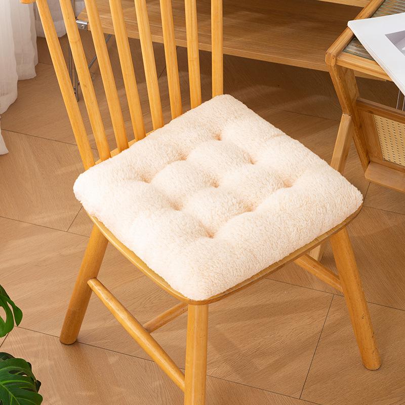 Thickened Warm Seat Cushion Home Dining Chair Cushions Office Sedentary Student Chair Mat Anti Slip Fart Cushion Moisture-wicking Breathable Sofa Pad