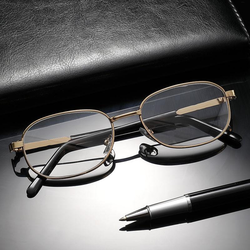 Bifocal Reading Glasses Men Anti Fatigue Presbyopic Eyewear Ultralight Tea Resin 0 To +400 Look Far Near Business