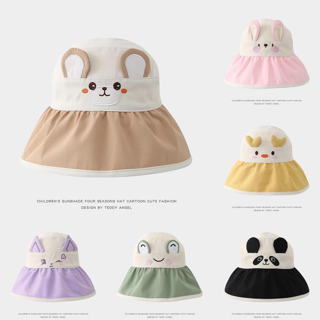 Childrens Animal Sun Hat With Wide Brim For Summer Protection And Playtime