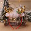 Christmas Headband Cartoon Elk Santa Claus Hair Accessories Photo Prop Christmas Decorations New Year Navidad Kids Gift