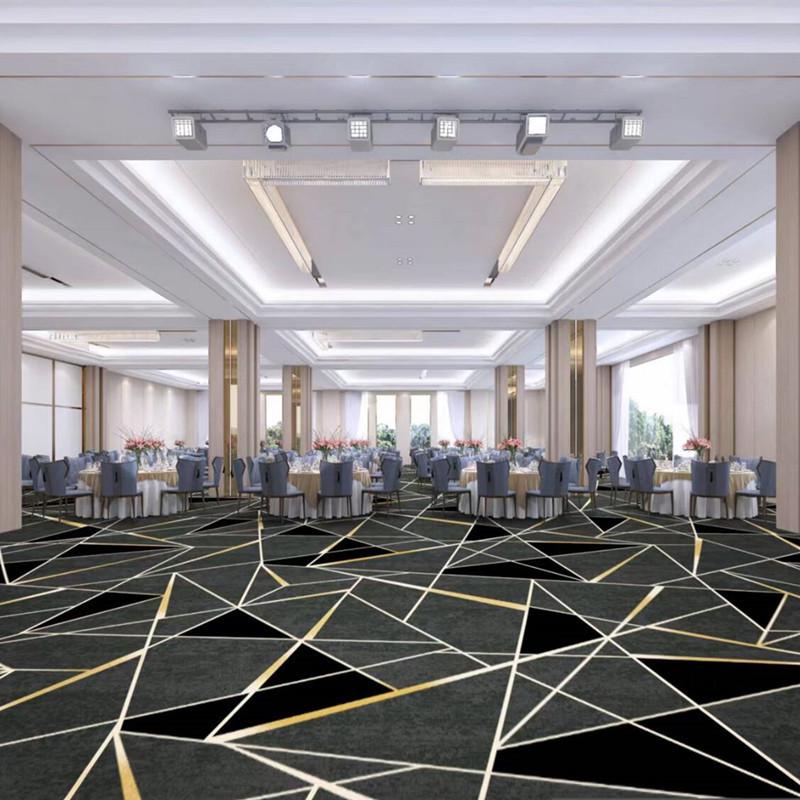 Luxury Printed Carpet for Hotel Billiard, Game, and Recreation Rooms – Wall-to-Wall Hallway and Private Room Flooring