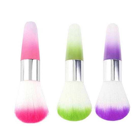 

Женщины Beauty Nail Art Dust Cleaner UV Gel Nail Dust Brush Powder Remover розовый