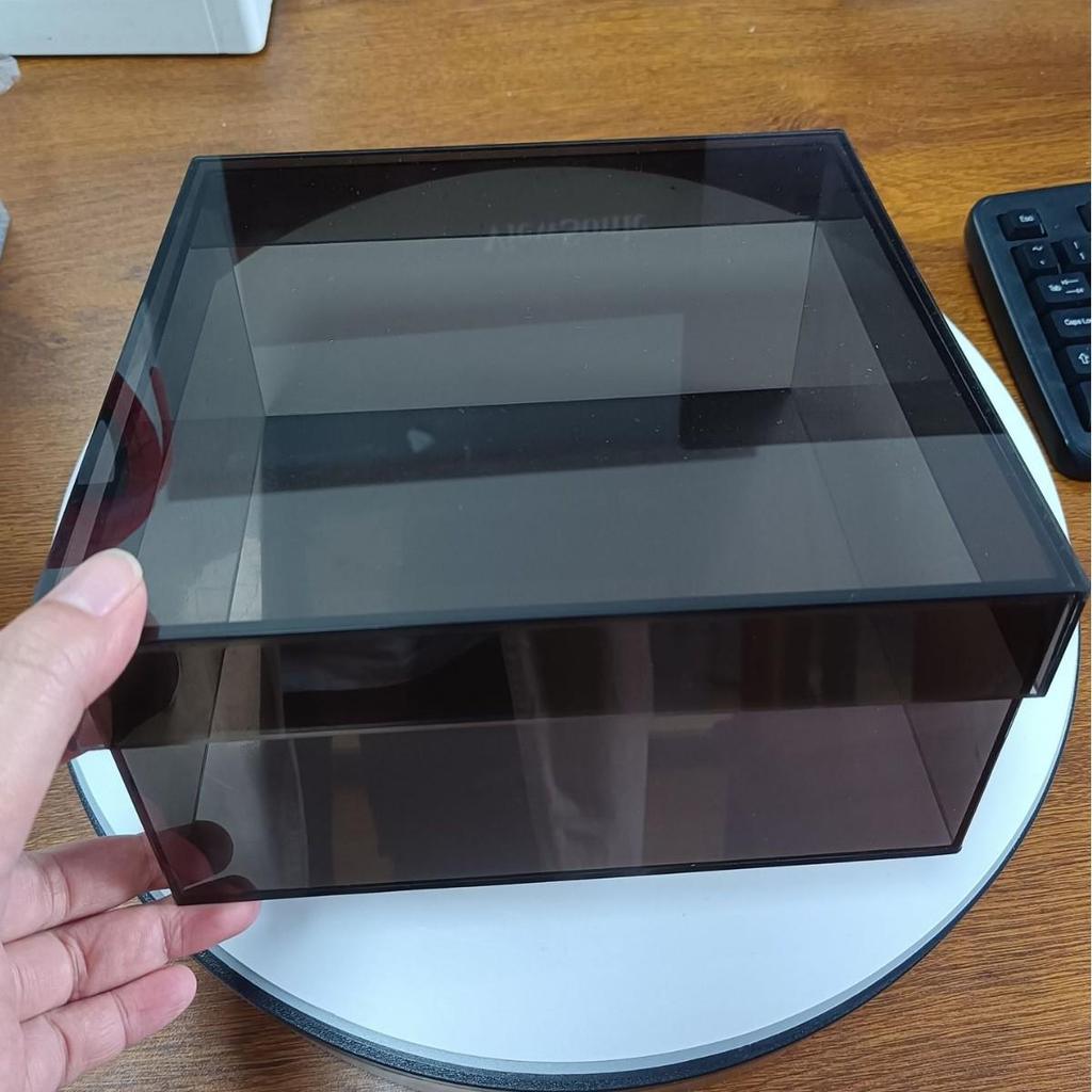 Acrylic Mooncake Storage Box with Flip Cover - Elegant Souvenir Gift for Weddings, Bridesmaids, and Groomsmen
