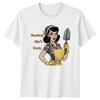 Hoing Aint Easy Garden Lady TShirt Gardening Unisexs Hobby TShirt