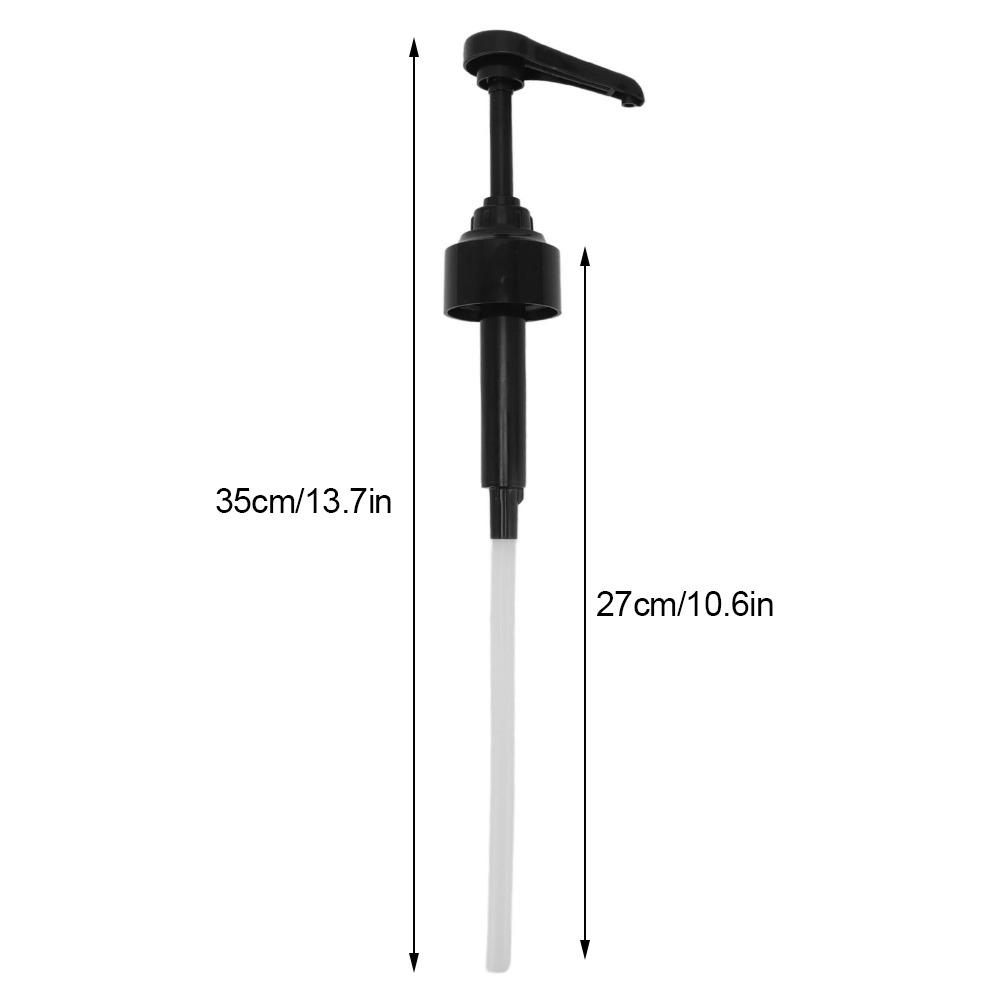 PP Syrup Pressure Pump Leakproof Design Sauce Bottle Pump Quantitative Dispensing Pump Nozzle Bar