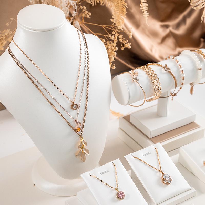 Spring Melt Jewelry Display: Bracelet, Earring, Necklace, and Ring Stand