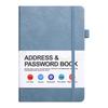 A6 PU Leather Business Notebook with LOGO and Password Organizer