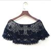 Schwarzer Sommer-Strick-Cardigan aus Spitze - Damen Kurz, Vielseitig, Dünner Schal-Pullover-Weste