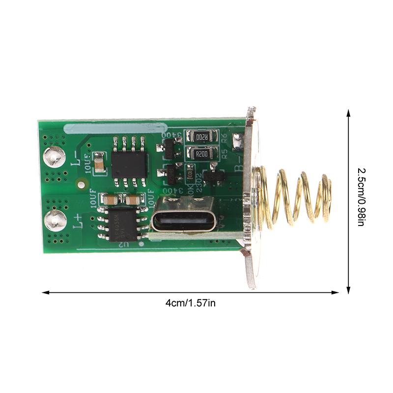 Flashlight Parts Switch Circuit Board 3.7V Type-C Micro Usb Charging Port Led Driving Board With Charge Protection