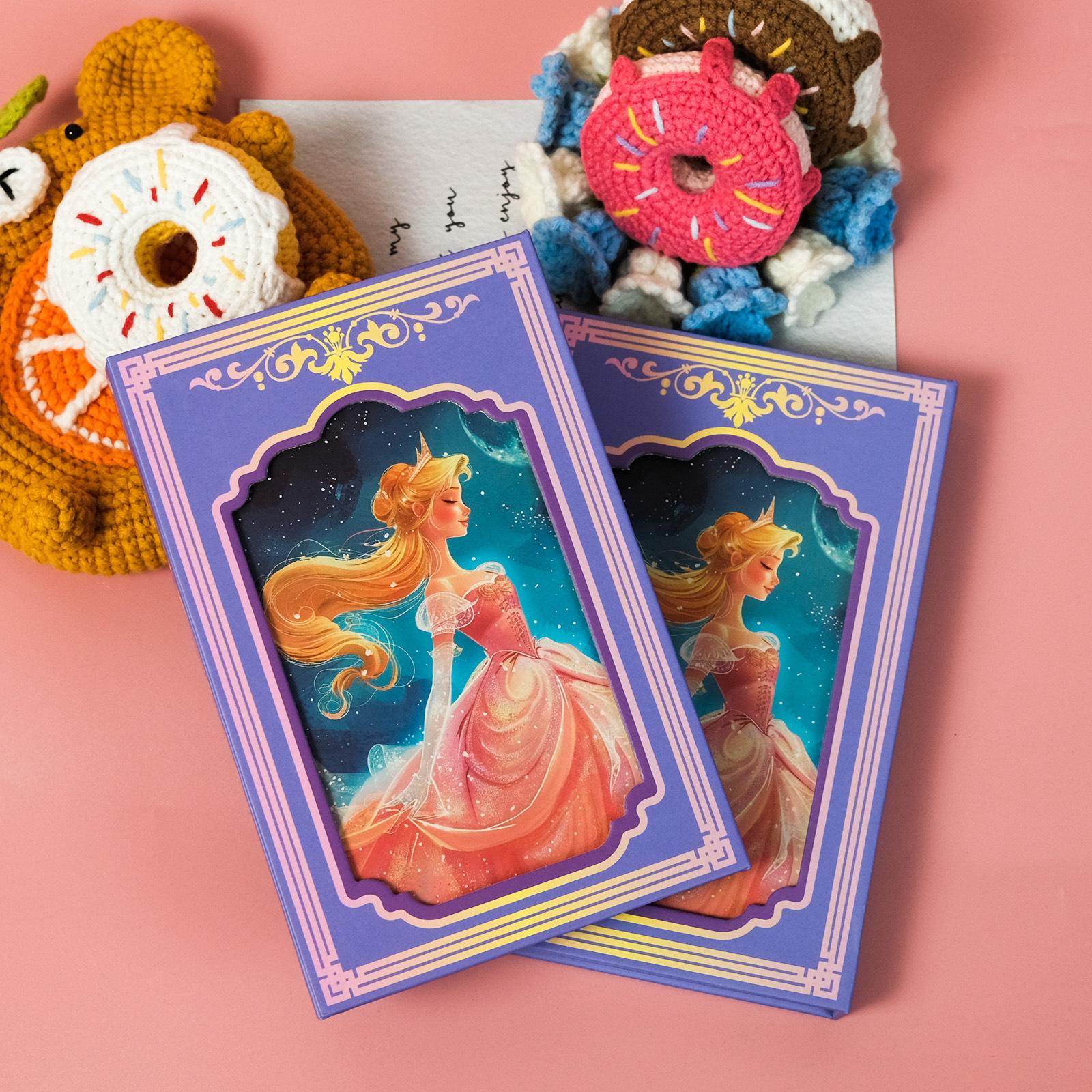 

Мультяшный сериал Твердый корпус Портативный три складных блокнота Diy Творческий Справочник Ежедневник Книга записей