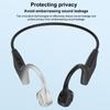Bone Conduction Headphones Wireless BT 5.0 Earphone Outdoor Sports Headset IPX6 Waterproof Sweat Proof with Earbuds