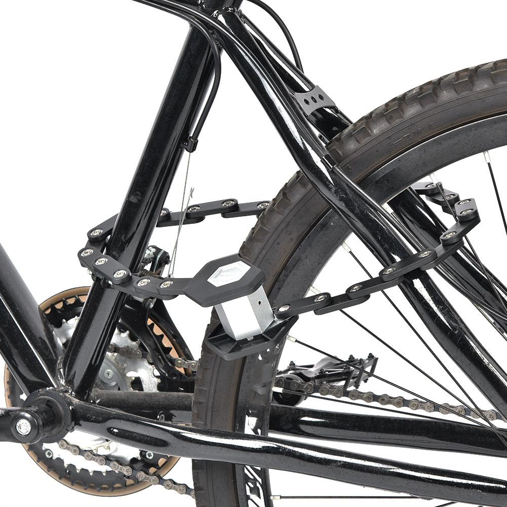 Bike Antitheft Key Chain Folding Lock for Mountain Bicycle Electric Scooter