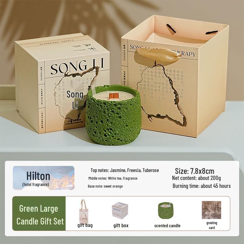 Luxury Cement Cup Aromatherapy Candle: Long-Lasting Fragrance and Elegant Ornament for a High-End Ambiance, Perfect Birthday Gift