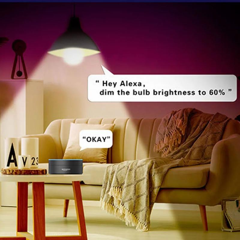 Bluetooth Smart LED Bulb 220V/110V 10W/9W Tuya Lamp Smart Life APP Support RF Remote Group Control Bedroom Home Decor