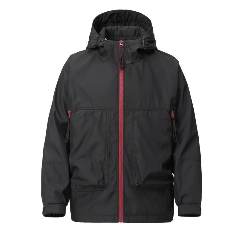 High-End American Outdoor Hooded Jacket Men'S Loose Casual Windproof Mountaineering Jacket Men