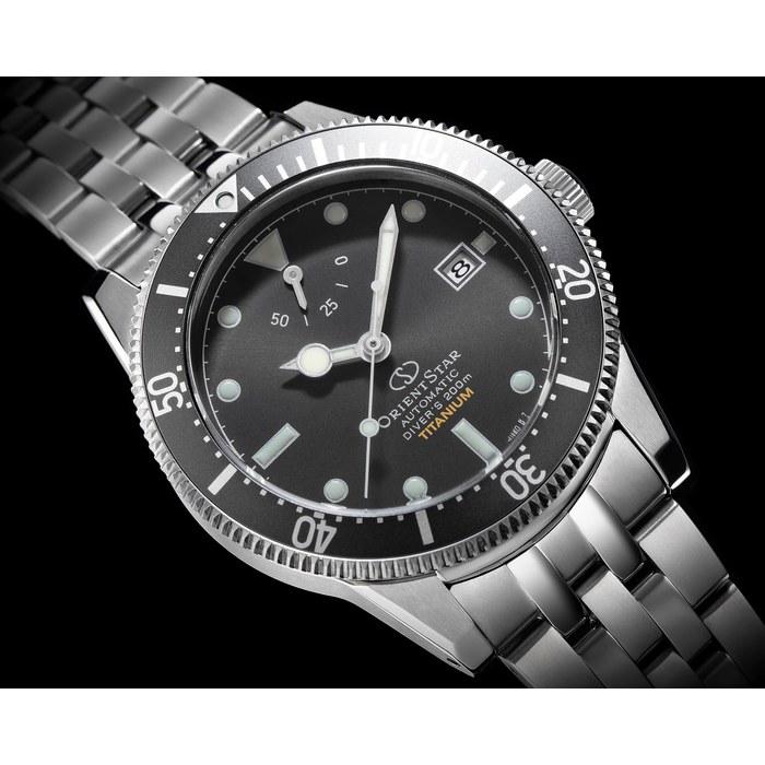 [Orient Star] ORIENT STAR Automatikuhr M42 Diver 1964 Mechanisch Titan RK-AU0701B Herren Schwarz Grau