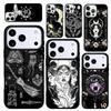 Capa Case for iPhone 17 Air 16 Pro Max 15 Plus 11 13 Mini 14 12 Back Phone Cover Occult Witchcraft Moon Gothic Witch