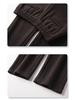 Women’s Khaki Wool Harem Pants 2024: New Cropped Carrot Style for Autumn/Winter