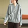 DIMANAF Plus Size Women Jackets Solid Hoodies & Sweatshirts Zipper Purple Coats Loose Casual Autumn Basic Tops 2022 New