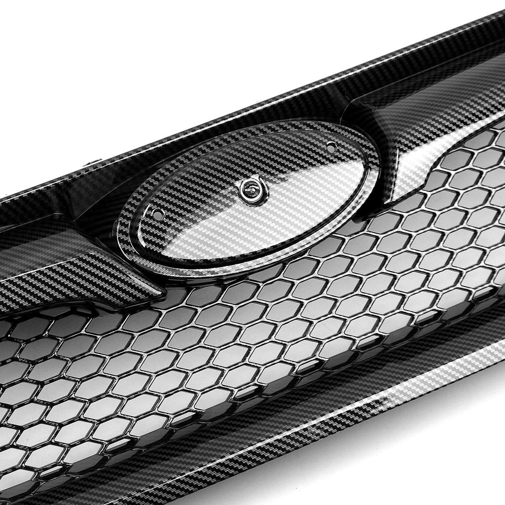 Griglia Anteriore Look Fibra di Carbonio/Lucida/Nera Opaca Griglia da Corsa Rete Griglia Superiore Paraurti Cofano Per Subaru Impreza 10.5ª 2011-2014