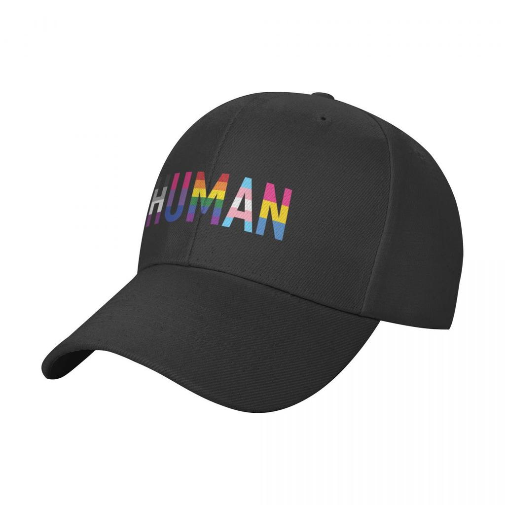 Human, Various Queer Flags 1 Cap Baseball Cap Rugby Christmas Hats Beach Hat Caps for Unisex Women's