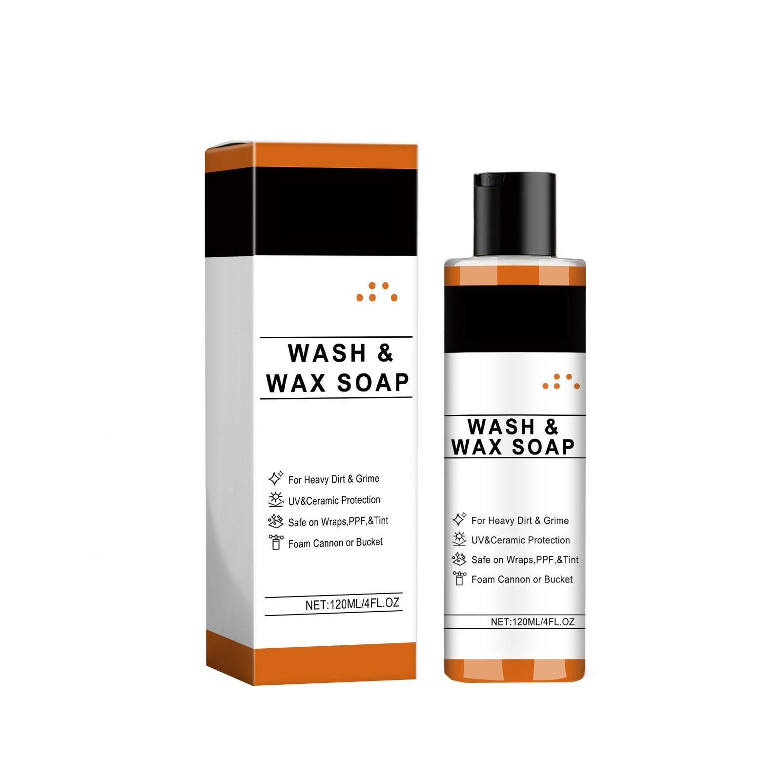 

Мыло для мытья автомобиля - мыло для мытья и воска от сильных загрязнений, чистящие средства для наружных поверхностей с УФ-излучением 120 мл One Size