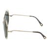 Chloe Retro Mode Großer Rahmen Metall Rund Sonnenbrille Unisex Sonnenbrille Gold CH114SD