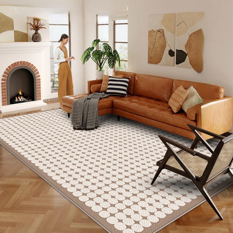 Modern Style Living Room Decoration Waterproof Carpet Large Area Rugs for Bedroom Washable Cloakroom Soft Floor Mat Non-slip Rug